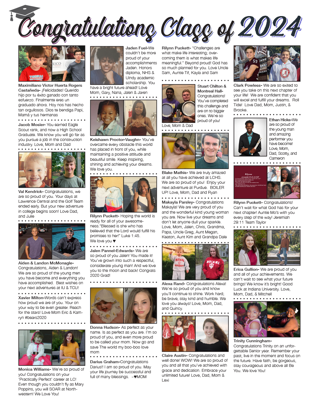 Boone County Magazine Senior Shout Out